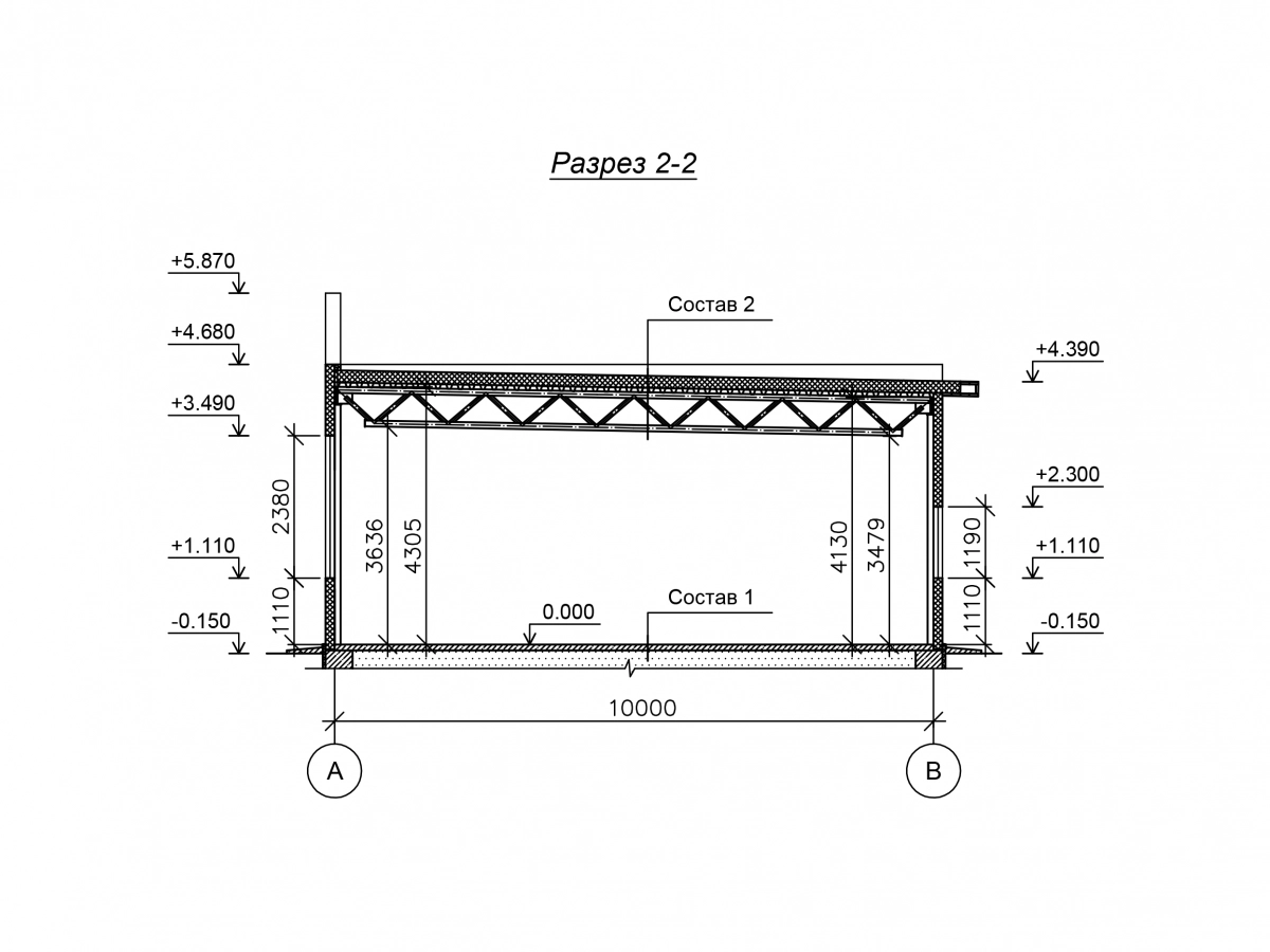Планировка Кафе-столовая из сэндвич-панелей -  фото 8