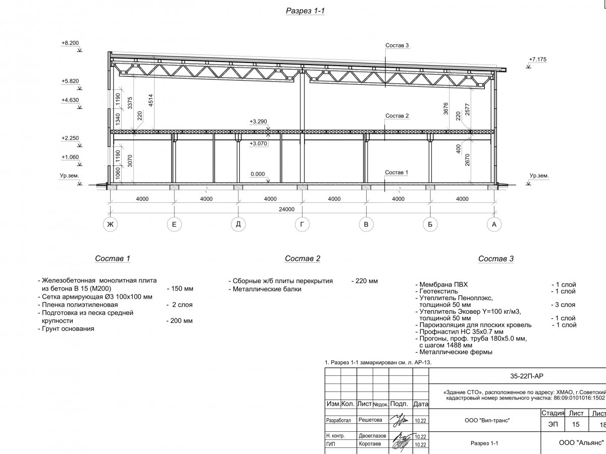 Планировка СТО из сэндвич-панелей -  фото 5