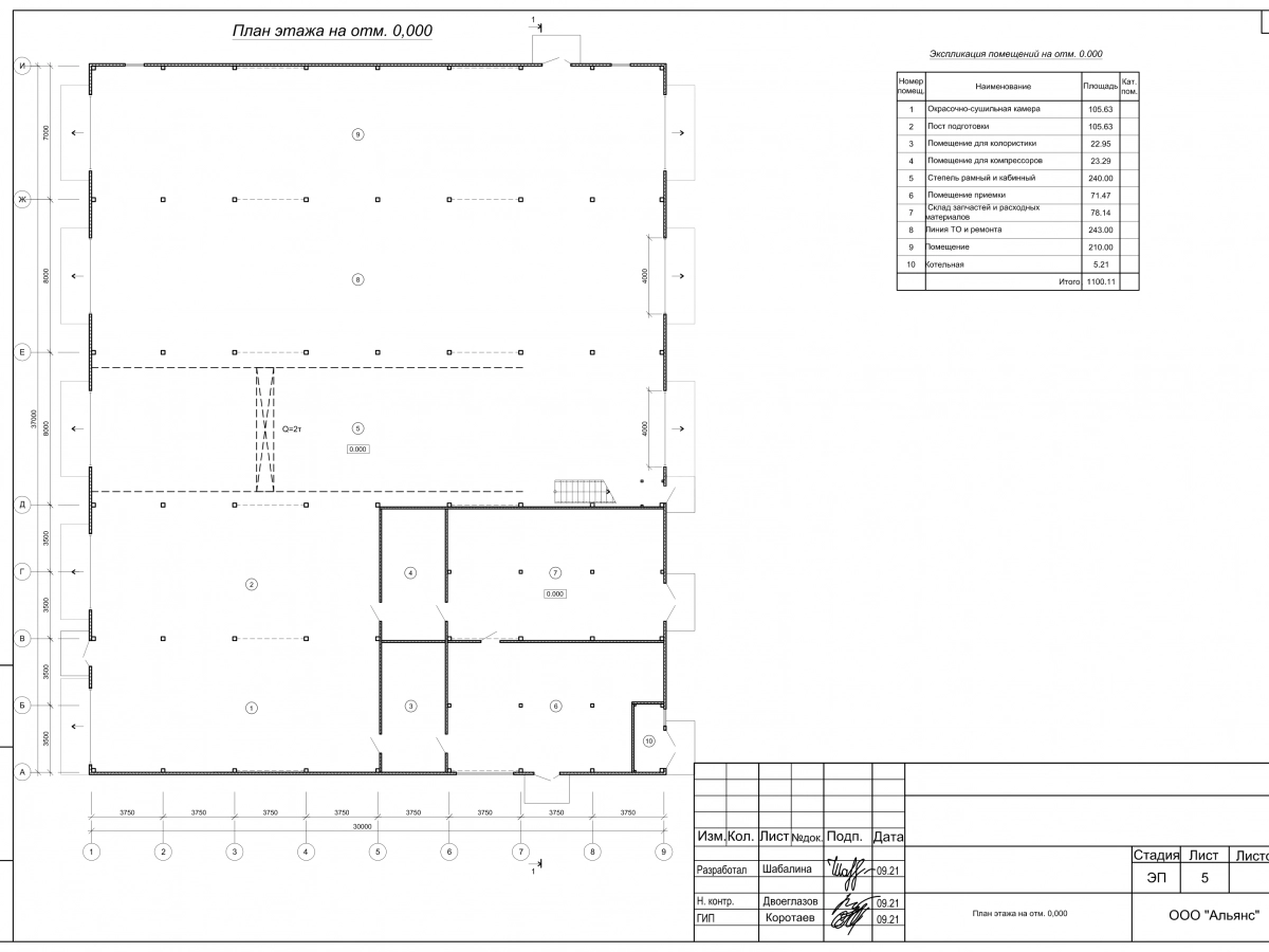 3D визуализация Грузовой СТО из сэндвич-панелей - фото 5